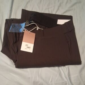 Lane Bryant Brown Trousers Structured Fit